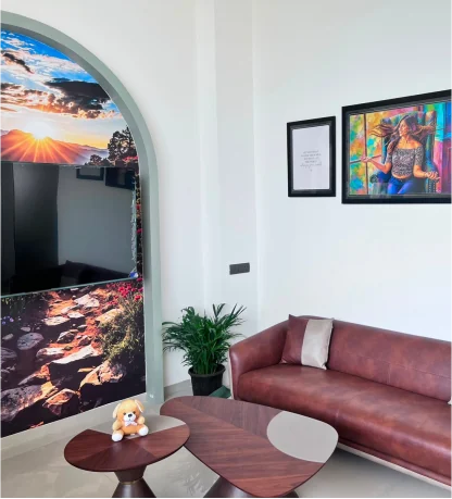 Seating area at the clinic